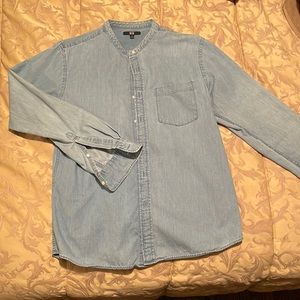 UNIQLO Light Blue Overshirt